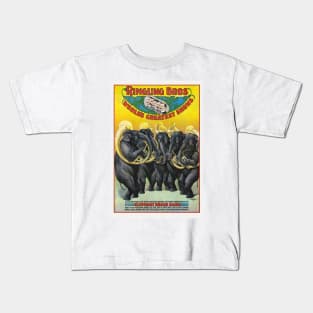 Ringling Brothers USA 1899 Vintage Poster Kids T-Shirt